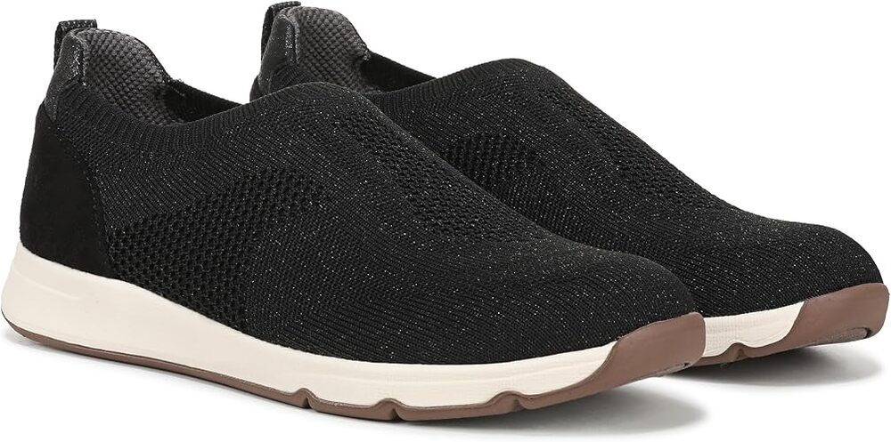 LifeStride Women's Respect Sneaker Black/Vanilla 8.5 W